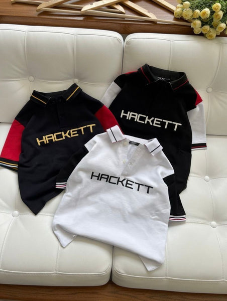 Premium Banded  Style Colorblock Polo T-Shirts  for Kids