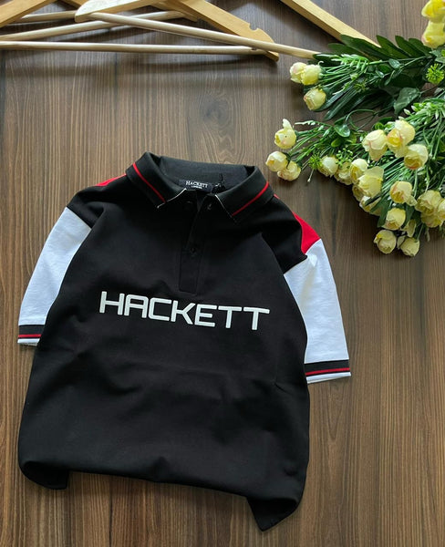 Premium Banded  Style Colorblock Polo T-Shirts  for Kids