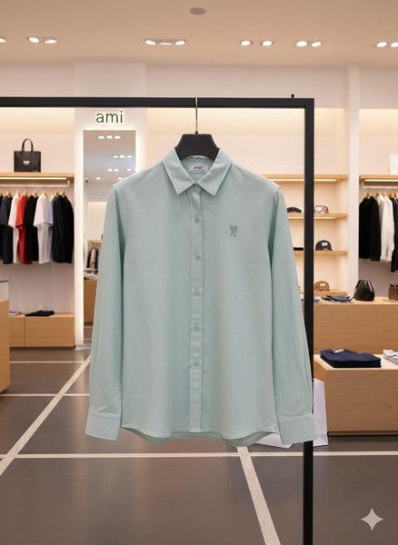 Premium Imported Embroidered Logo Button-Down Shirt for Women