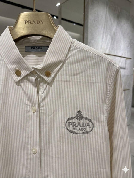 Imported Logo-Embroidered Shirt