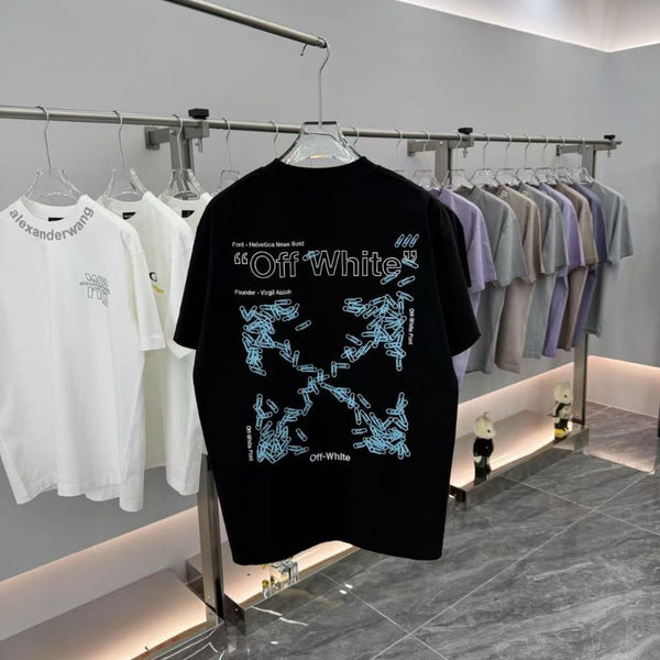 Luxury Branded  Collection Drop Shoulder T-Shirt For Men