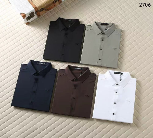 Premium Regular Fit Formal Shirt  for Men Elegant Solid Color