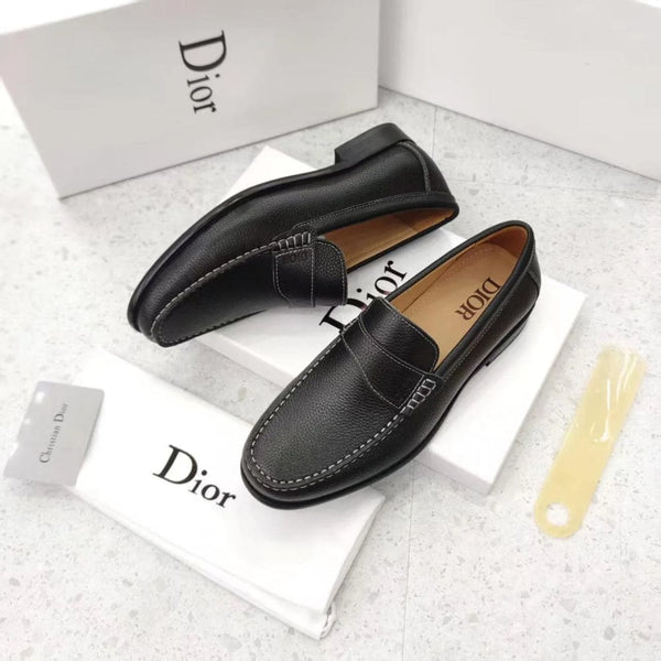 Premium Black Leather Loafers Classic Comfort Stylish Shoes