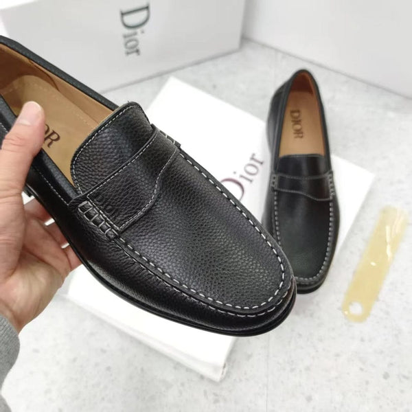 Premium Black Leather Loafers Classic Comfort Stylish Shoes