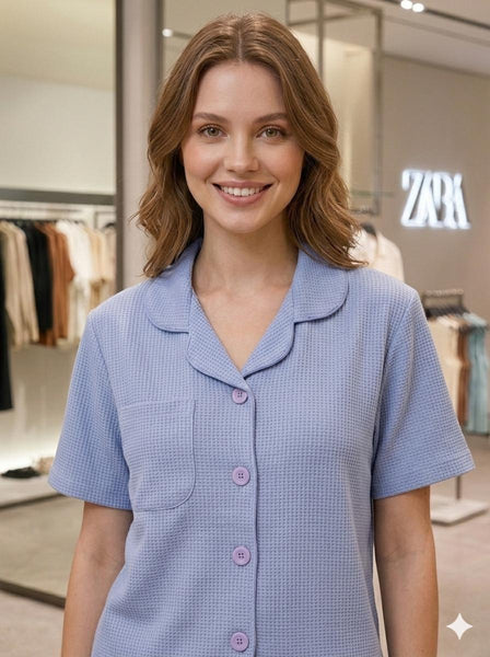 Premium Sky Blue CO-ORDINATOR  Set for Women