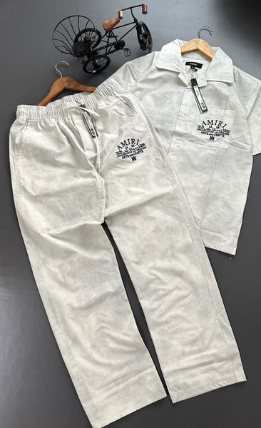 Premium Designer Co-Ord Set for Men Stylish Shirt & Pant Collection