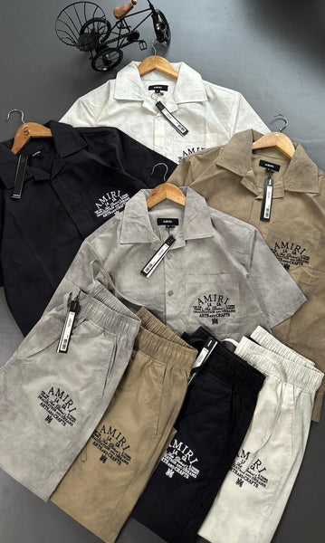 Premium Designer Co-Ord Set for Men Stylish Shirt & Pant Collection