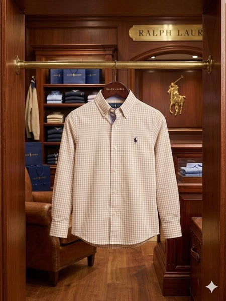 Premium Kids Check Shirt Classic Smart Casual Wear