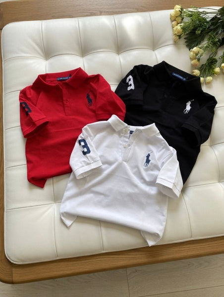 Kids Premium Polo T-Shirt  Stylish Short Sleeve Collection