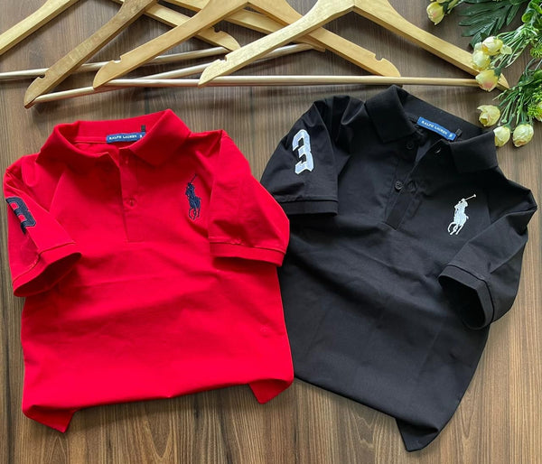 Kids Premium Polo T-Shirt  Stylish Short Sleeve Collection