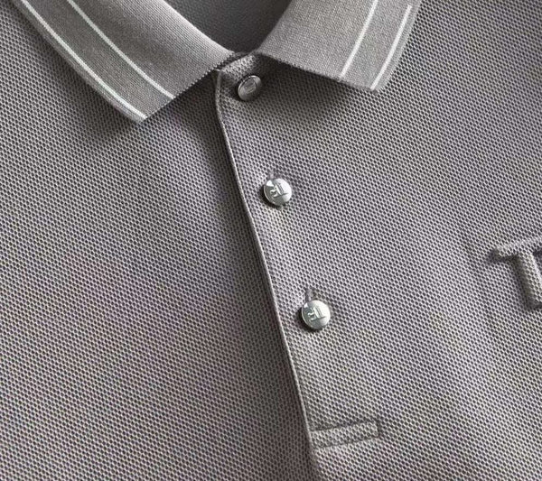 Classic Black Premium Polo T-Shirt with Contrast Collar Detail