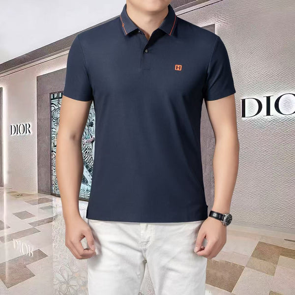 Men’s Premium Classic Polo T-Shirt With Initial Brand Logo