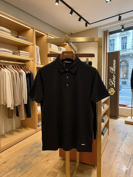Classic Black Premium Polo T-Shirt for Men