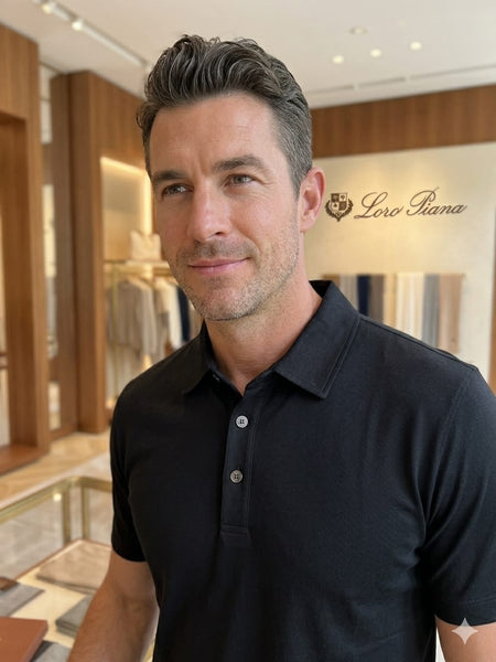 Classic Black Premium Polo T-Shirt for Men