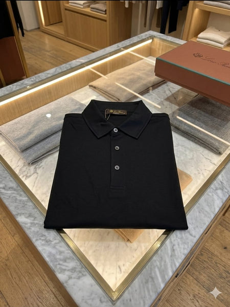 Classic Black Premium Polo T-Shirt for Men