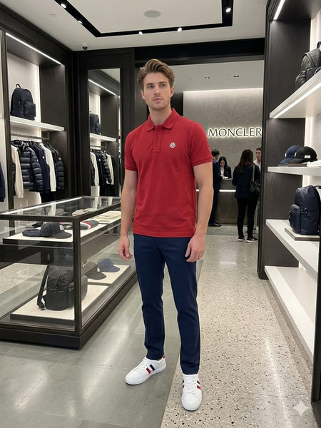 Classic Red Polo T-Shirt  Smart Casual Essential