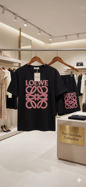 Premium Black Printed Co-Ord Set for Women T-Shirt & Shorts Lounge Wear