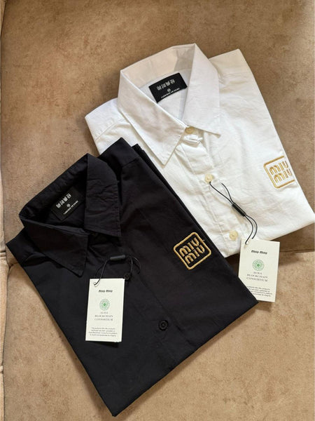 Premium Brand  Women’s  Casual Shirt With Embroidered Logo