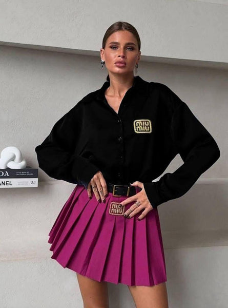 Premium Brand  Women’s  Casual Shirt With Embroidered Logo