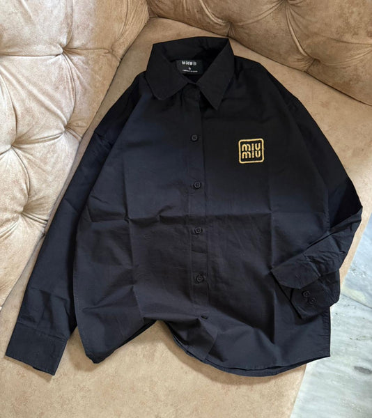 Premium Brand  Women’s  Casual Shirt With Embroidered Logo