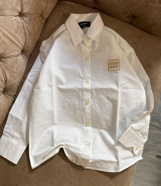 Premium Brand  Women’s  Casual Shirt With Embroidered Logo