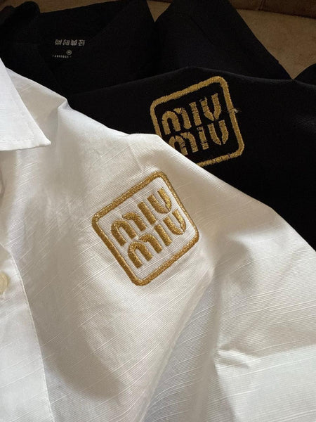 Premium Brand  Women’s  Casual Shirt With Embroidered Logo