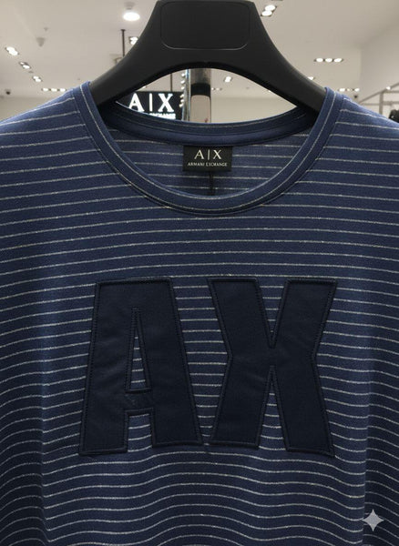 Women’s Stylish Navy Striped  T-Shirt  Modern Casual Wear