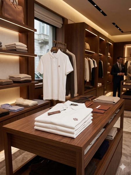 Premium Classic White Polo T-Shirt for Men