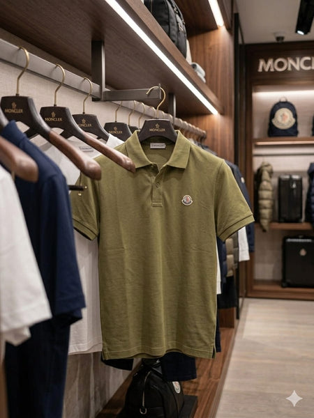 Premium Olive Green Polo T-Shirt for Men
