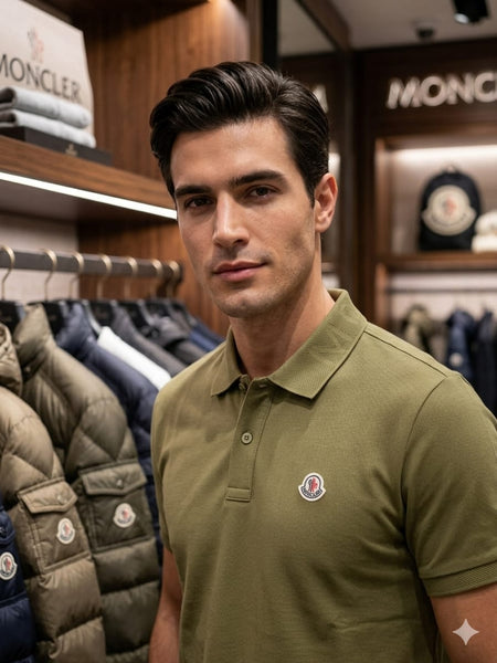 Premium Olive Green Polo T-Shirt for Men