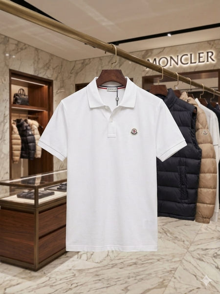 Premium White Polo T-Shirt for Men Classic Collar Half Sleeve Casual Wear