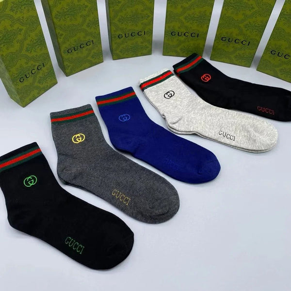Premium Cotton Ankle Socks for Men Soft Comfortable Multi-Color Pack
