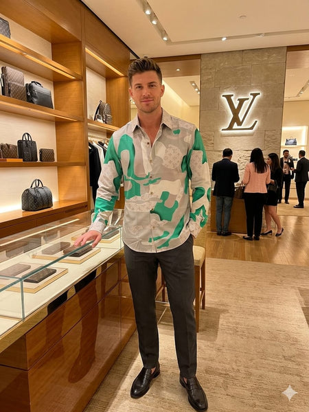 Luxury Designer Printed Premium Casual Shirt