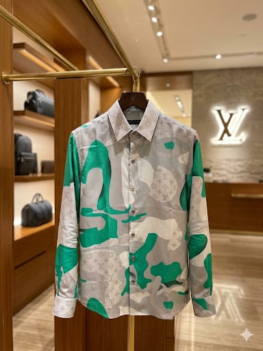 Luxury Designer Printed Premium Casual Shirt