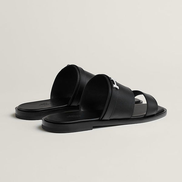 Men’s Premium Black Slip-On Sandals | Stylish & Comfortable Casual Sliders