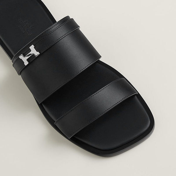 Men’s Premium Black Slip-On Sandals | Stylish & Comfortable Casual Sliders