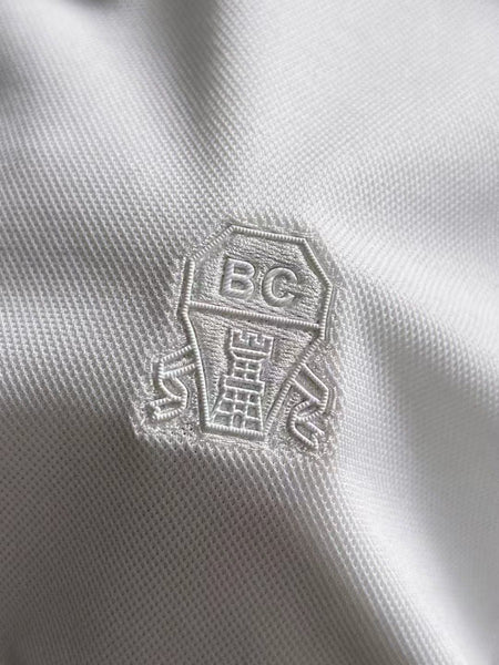 Premium Men White  Polo T-Shirt With Contrast Collar