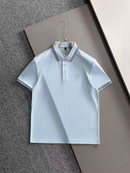 Premium Sky Blue Polo Neck T-Shirt for Men
