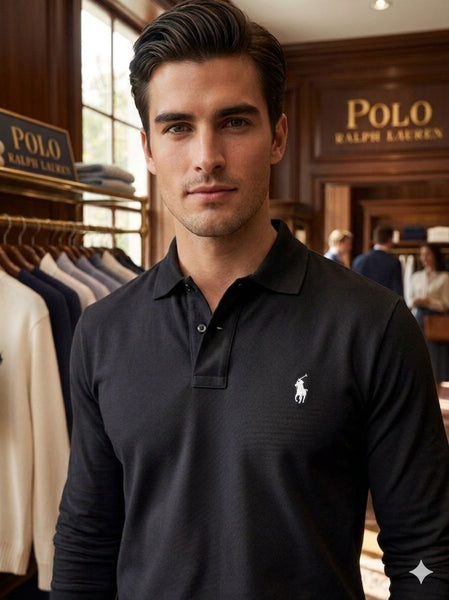 Premium  Long Sleeve Polo Classic Luxury Edition
