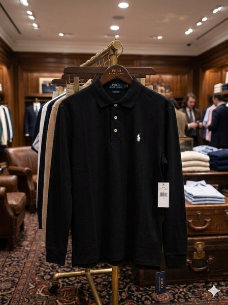 Premium  Long Sleeve Polo Classic Luxury Edition