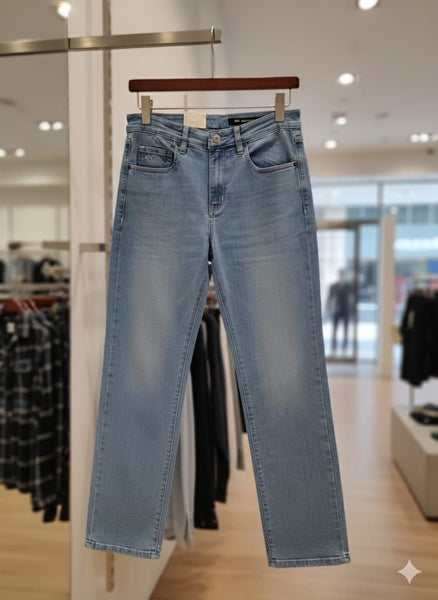 Luxury  Comfort Fit Jeans Premium Blue Wash Denim