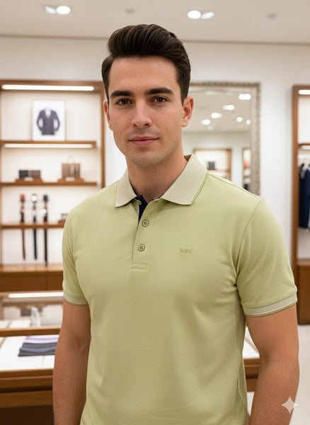 Premium Men’s Green Polo T-Shirt  Stylish Regular  Fit Casual Wear