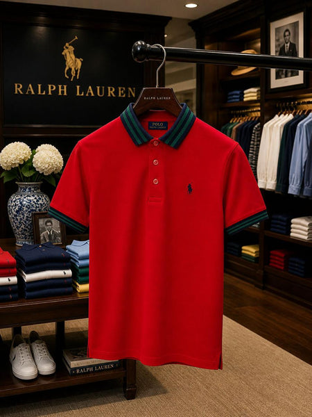 Premium Red Polo T-Shirt for Men  Stylish Wear Cpollection