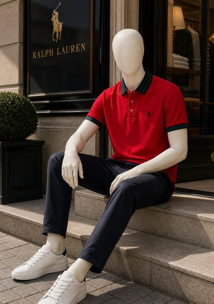 Premium Red Polo T-Shirt for Men  Stylish Wear Cpollection