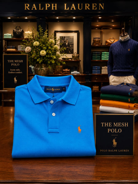 Premium Sky Blue Polo T-Shirt for Men Smart Casual Classic Wear
