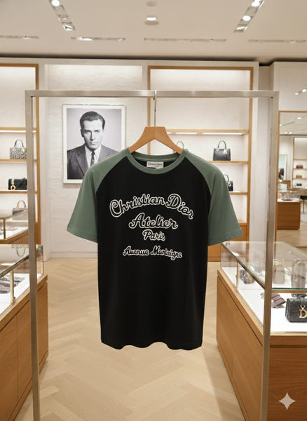 Premium Black Raglan T-Shirt for Men