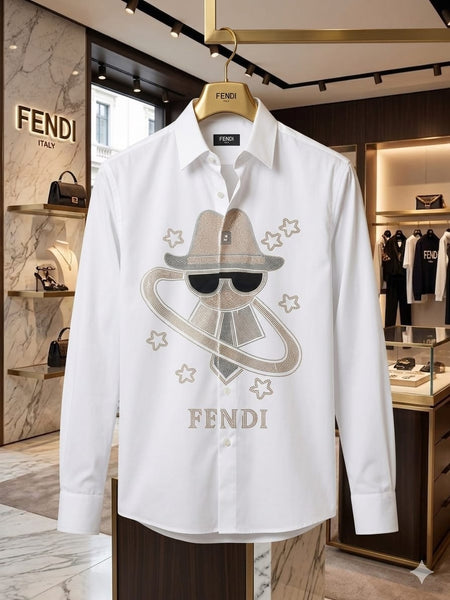 Luxury White Stone  ork  Premium Shirt for Men