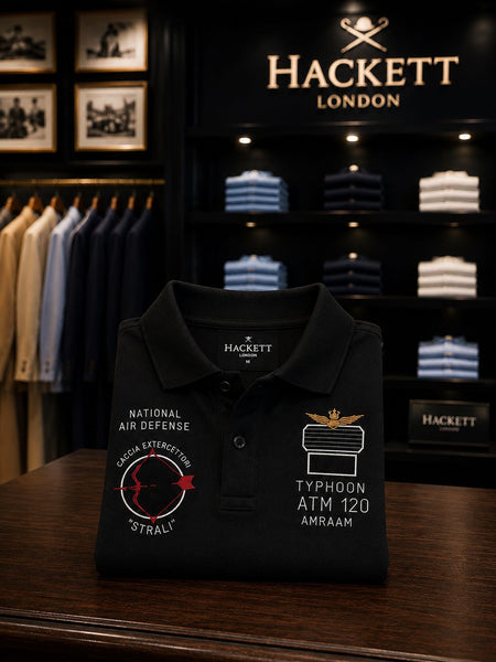 Premium Black Tactical Polo T-Shirt for Men