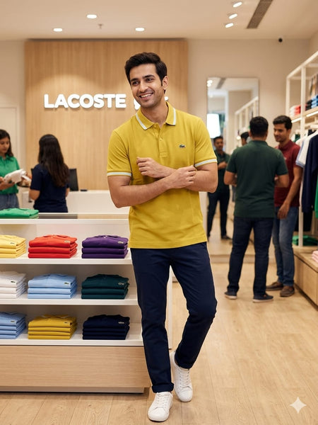Stylish Mustard Yellow Premium Polo T-Shirt for Men