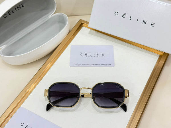 Premium Luxury Sunglasses Elegant Gold & Tortoise Design
